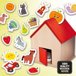 Lisciani Giochi - Montessori Baby Wood on The Farm, 105403