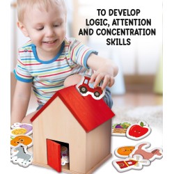 Lisciani Giochi - Montessori Baby Wood on The Farm, 105403