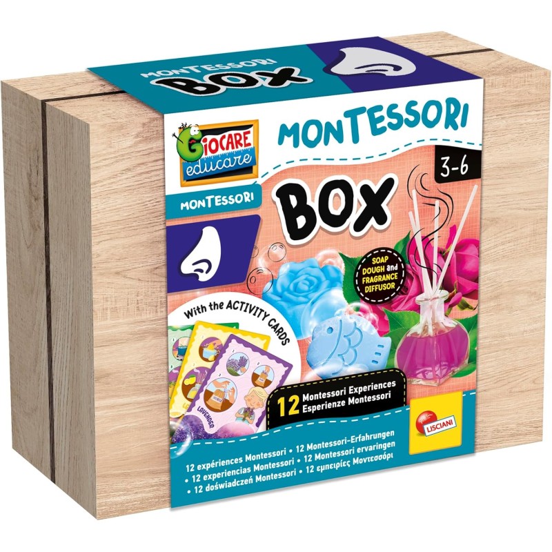 Lisciani Giochi - Montessori Box Smell, 105458