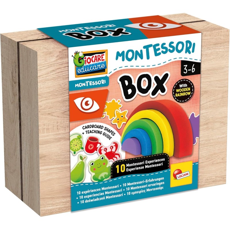 Lisciani Giochi - Montessori Box Sight, 105465