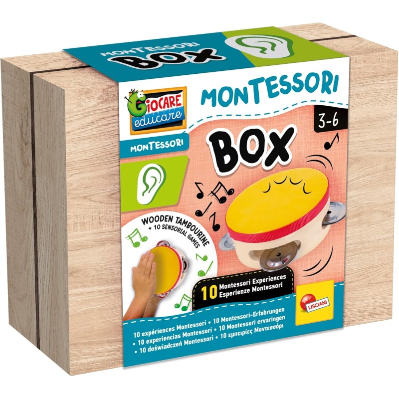 Lisciani Giochi - Montessori Box Hearing, 105489