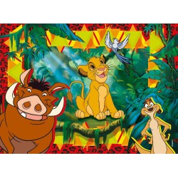 Lisciani Giochi - Disney Puzzle Double-Face Maxi Floor 60 pezzi Re Leone, 91751