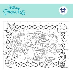 Lisciani Giochi - Disney Little Mermaid Princess Puzzle, 60 Pezzi, Multicolore, 74167