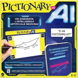 Mattel - Games Pictionary Vs. AI - La versione di Pictionary con l intelligenza artificiale, i giocatori disegnano e l IA indovi