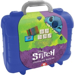Multiprint Â–Travel Stitch Â– Coloring set con timbri e colori