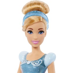 Mattel - Disney Princess - Cenerentola bambola con capi e accessori scintillanti ispirati al film, 3+ Anni, HLW06