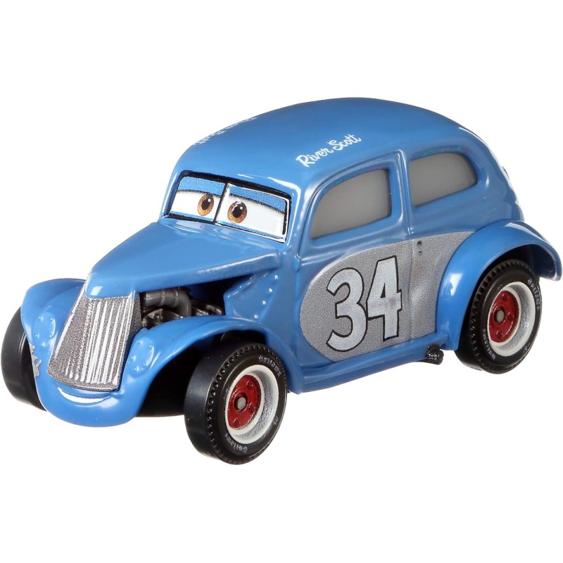 Mattel - Disney Pixar Cars - Heyday River Scott Die-Cast 1:55 Colore Azzurro - FLM34