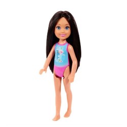 Mattel - Barbie Club Chelsea mini bambola costume Delfino, GLN71