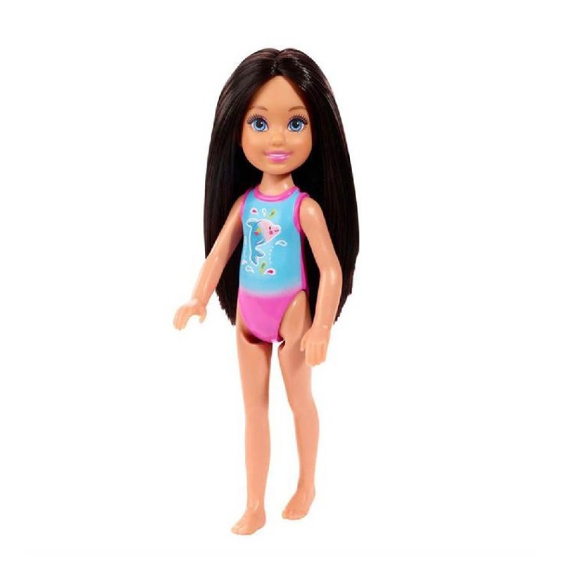 Mattel - Barbie Club Chelsea mini bambola costume Delfino, GLN71