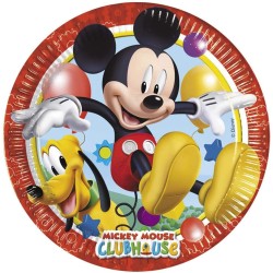 Piatto 20 cm Mickey Playful 8 pz, Club House, 5PR81840