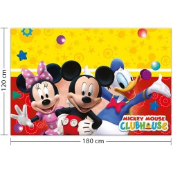 Tovaglia plastica 120x180 cm Mickey Playful 1 pz, Club House, 5PR81511