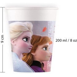 Bicchiere carta 200 ml Frozen II SUP, 8 pz, 5PR93465