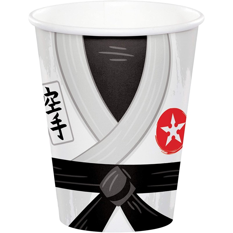 Bicchiere carta 266 ml Karate 8 pz, 8C346247