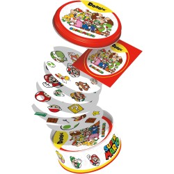 Asmodee - Dobble Super Mario, Eco-Sleeve, Divertente Gioco da Tavolo per Tutta la Famiglia, 2-8 Giocatori, 6+ Anni, Edizione in 