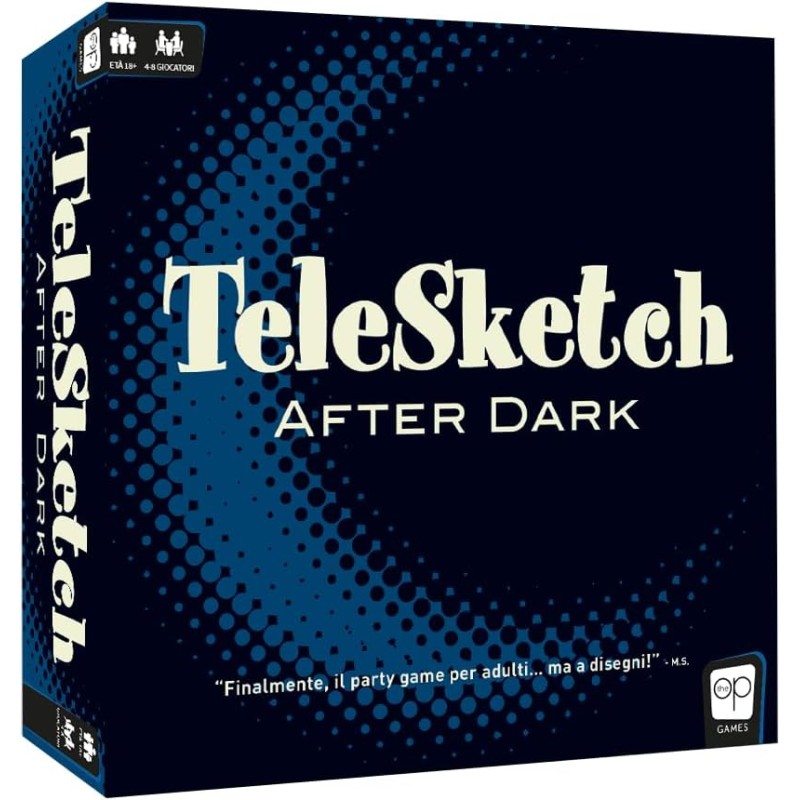 Asmodee - Telesketch After Dark, Gioco da Tavolo per Adulti, EtÃ  18+, 4-8 Giocatori, Edizione in Italiano