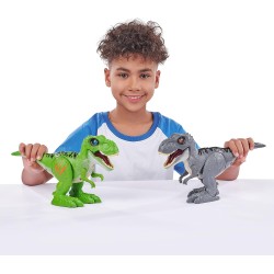 Zuru - Robo Alive T-Rex Camminante Suoni Surprise con Slime, colori assortiti