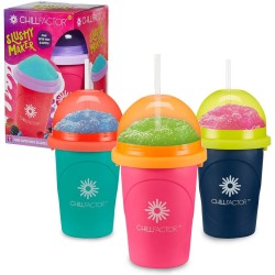 Bandai - Tazza Chillfactor in dotazione con cannuccia - Colore casuale Blu, Rosa o Verde - CO07749