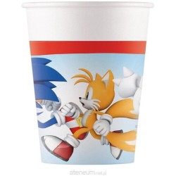 Procos - Bicchieri in Carta Sonic the Hedgehog, 8 pezzi, 5PR95650