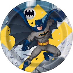 Piatto carta 23 cm Batman 8 pz, 5UN77515