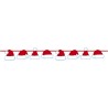 Party Ribbon Banner, Cappelli di Babbo Natale, Trasparente, 8C290321