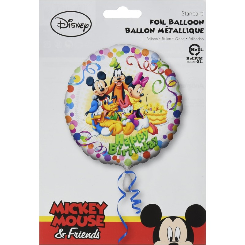 Palloncino Mickey &amp; Friends Party in Foil 17&quot; - 42 cm, 7A2900701