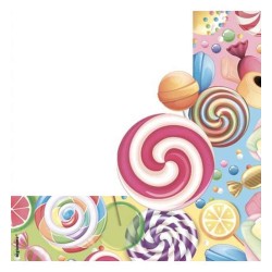 Tovagliolo 33x33 Caramelle &quot;Candy&quot; 20 pz, 5IT510020