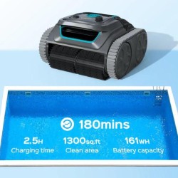 WYBOT S1 - Robot Pulitore a Batteria Fino a 180 minuti per Piscina