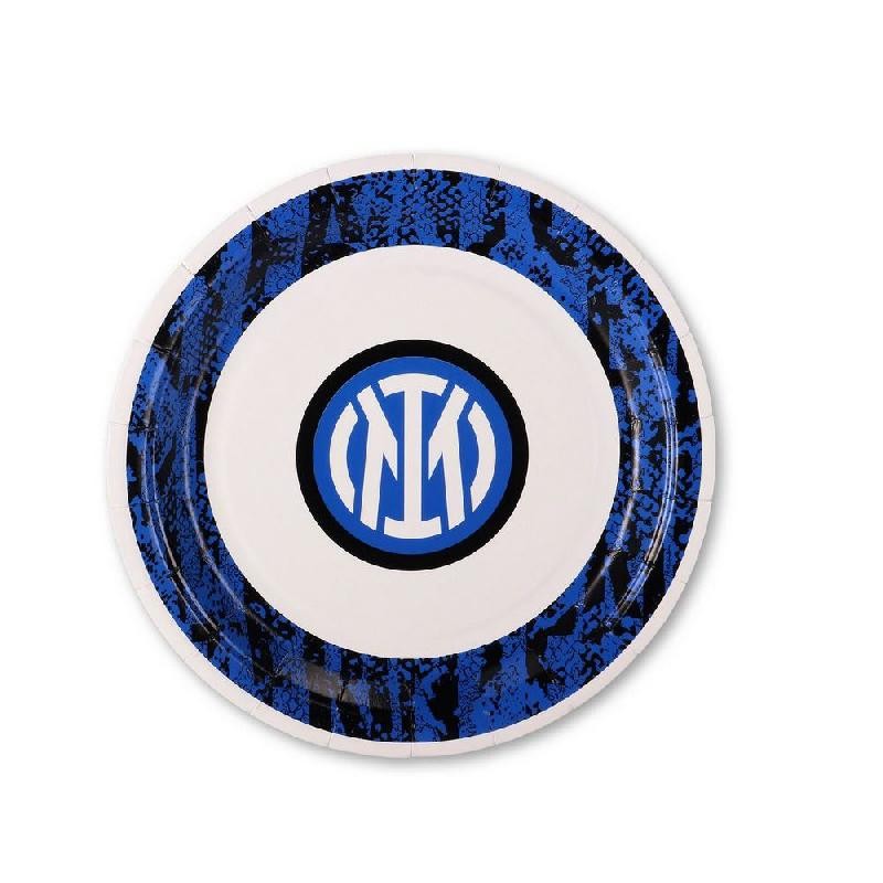 Bigiemme  - Piatto carta 23 cm Inter Nerazzurri 8 pz