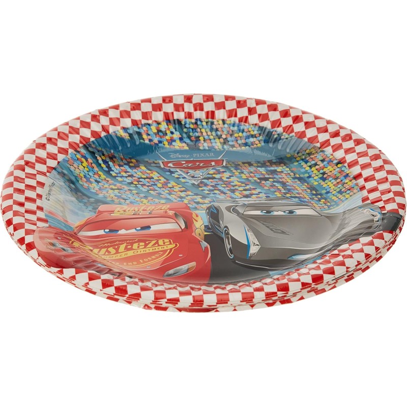 Bigiemme - 8 Piatti 20 cm Cars 3, 5PR87921