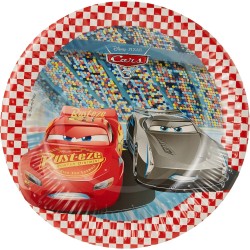 Bigiemme - 8 Piatti 20 cm Cars 3, 5PR87921