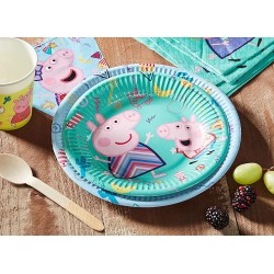 Piatto 20 cm Peppa Pig Messy, 8 pz, 5PR91136