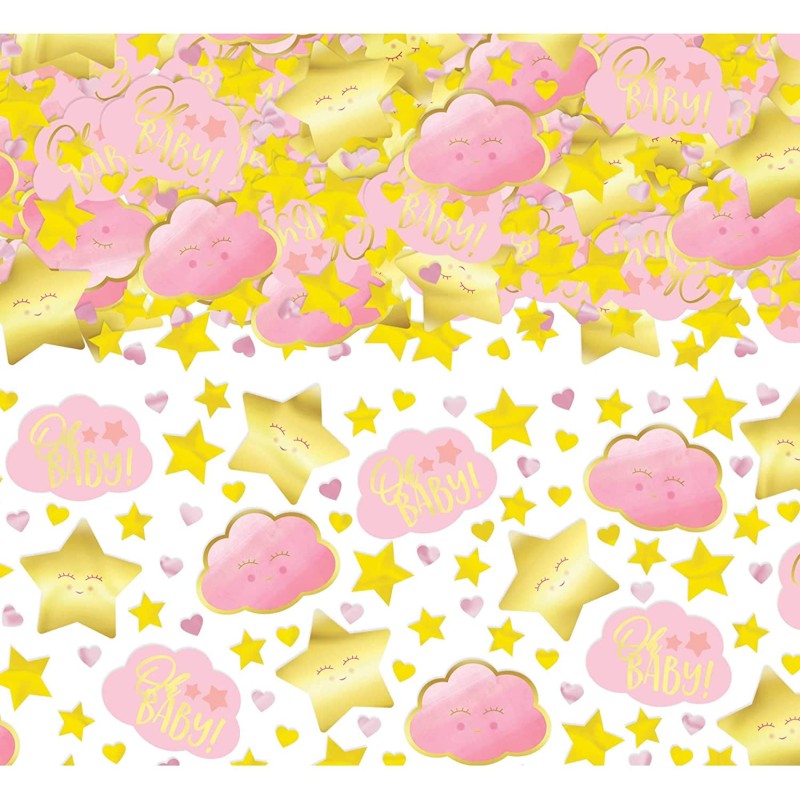 Confetti 70 gr carta e foil Oh Baby Girl, 7AM362294