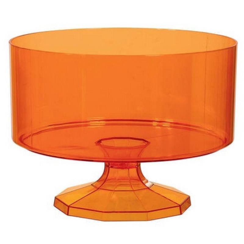 Contenitore plastica tondo, 15 x 11 cm Orange 1 pz, 7AM437841-05