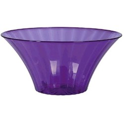 Contenitore plastica vaso 18 x 9 cm Viola Trasparente, 1 pz, 7AM437881-106