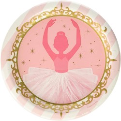 Piatto 23 cm Ballerina - Twinkle Toes 8 pz, 8C322224