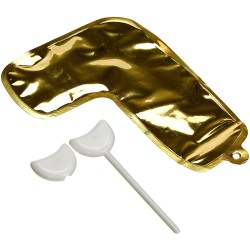 Pallone foil AUTOGONFIANTE 23 x 9 cm Numero 7 Oro, 1 pz, 8C331863