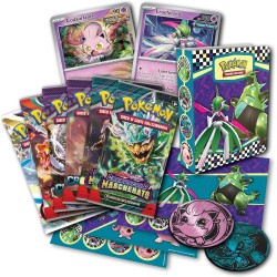 PokÃ©mon Bauletto da collezione del GCC Codaurlante ed Eroeferreo (due carte promozionali olografiche, sei buste e tanto altro),