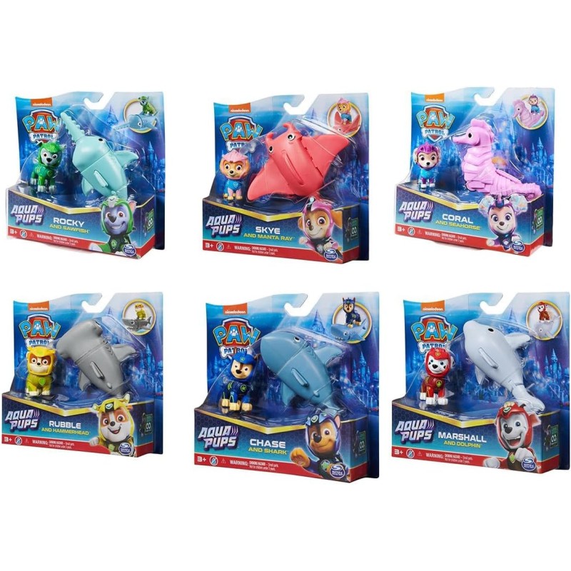 Paw Patrol Cuccioli Tematizzati Aqua Pups, 6065411