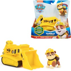 Paw Patrol, Bulldozer di Rubble, Veicolo e Personaggio Rubble, Giochi Bambini, 3+ anni, 6069057