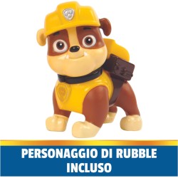 Paw Patrol, Bulldozer di Rubble, Veicolo e Personaggio Rubble, Giochi Bambini, 3+ anni, 6069057