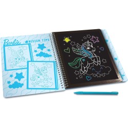 Lisciani - Barbie Sketchbook Mer-mazing Scratch Reveal, 12327