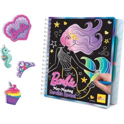 Lisciani - Barbie Sketchbook Mer-mazing Scratch Reveal, 12327