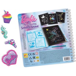 Lisciani - Barbie Sketchbook Mer-mazing Scratch Reveal, 12327