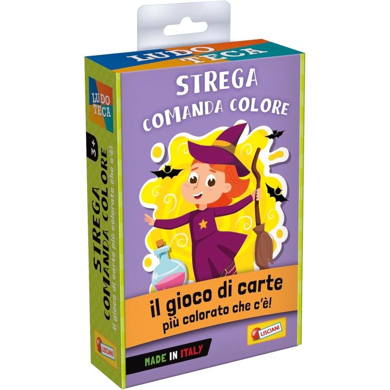 Lisciani - Ludoteca Le Carte dei Bambini Strega comanda Colore, 106011