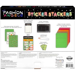 Fashion Angels - Sticker Stackers Set Sushi, Adesivi in â€‹â€‹Schiuma per creare in 3D, Cibo Giocattolo per Bambini, gioco STEM,