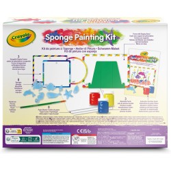 CRAYOLA - Set Atelier di Pittura, per Dipingere con Tempere Lavabili e Spugnette, AttivitÃ  Creativa per Bambini, da 5 anni, 04-