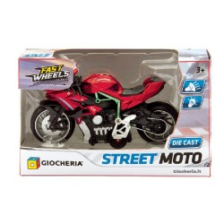 Fast Wheels - Moto Die-cast 1:12, modelli assortiti, 1 pezzo, GGI240108