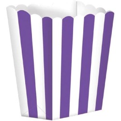 Sacchetto Popcorn per Caramelle, Candy Buffet Popcorn Treat Boxes Purple /5