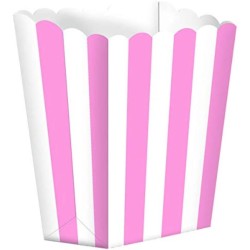 Sacchetto Popcorn per Caramelle, Candy Buffet Popcorn Treat Boxes Light Pink /5