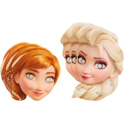 Maschere Frozen (Anna e Elsa) 6 pz, C85967